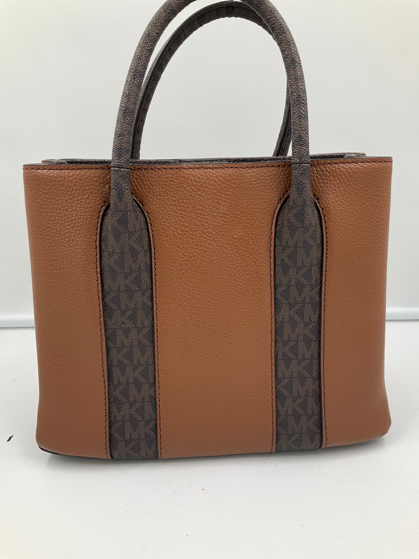 Handbag Designer By Michael Kors In Brown, Size:Medium