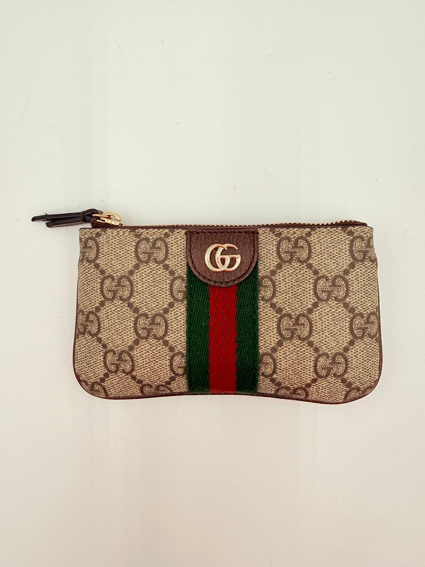 Wallet Luxury Designer By Gucci In Tan, Size:Small