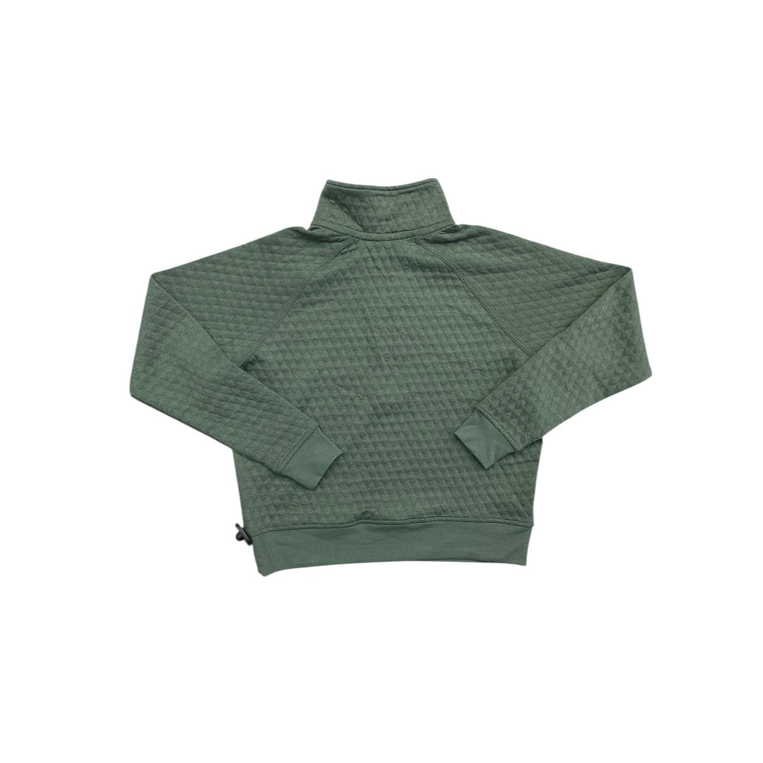 Athletic Top Ls Collar By Yogalicious In Green, Size:S