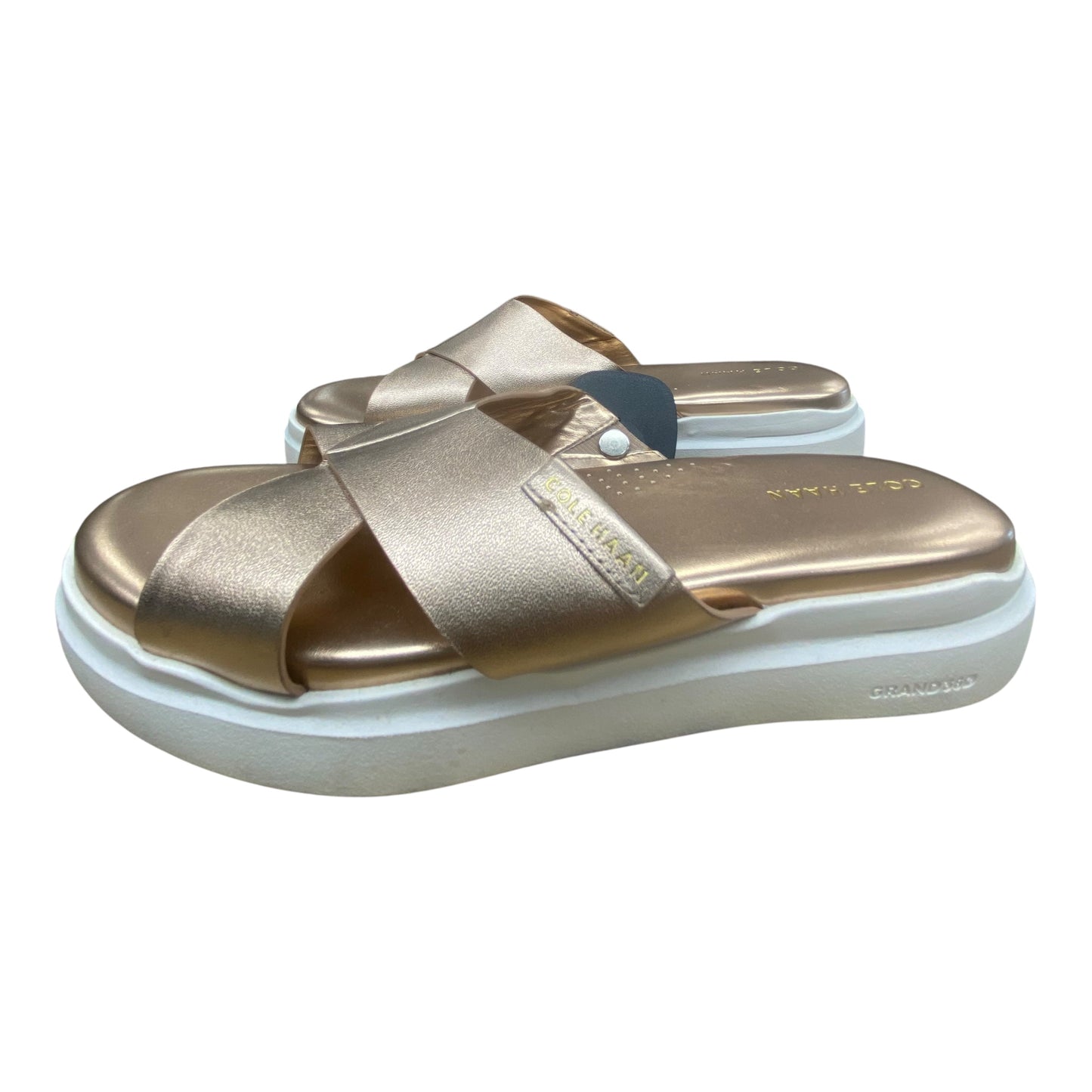 Sandals Flats By Cole-Haan In Rose Gold, Size:7.5