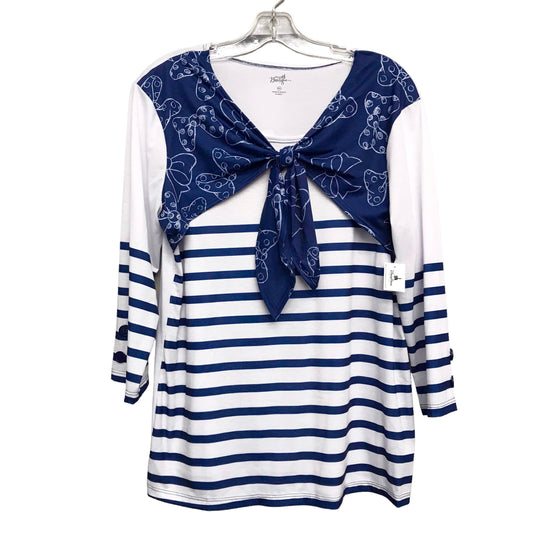 Top Ls By Disney Store In White, Size:1X