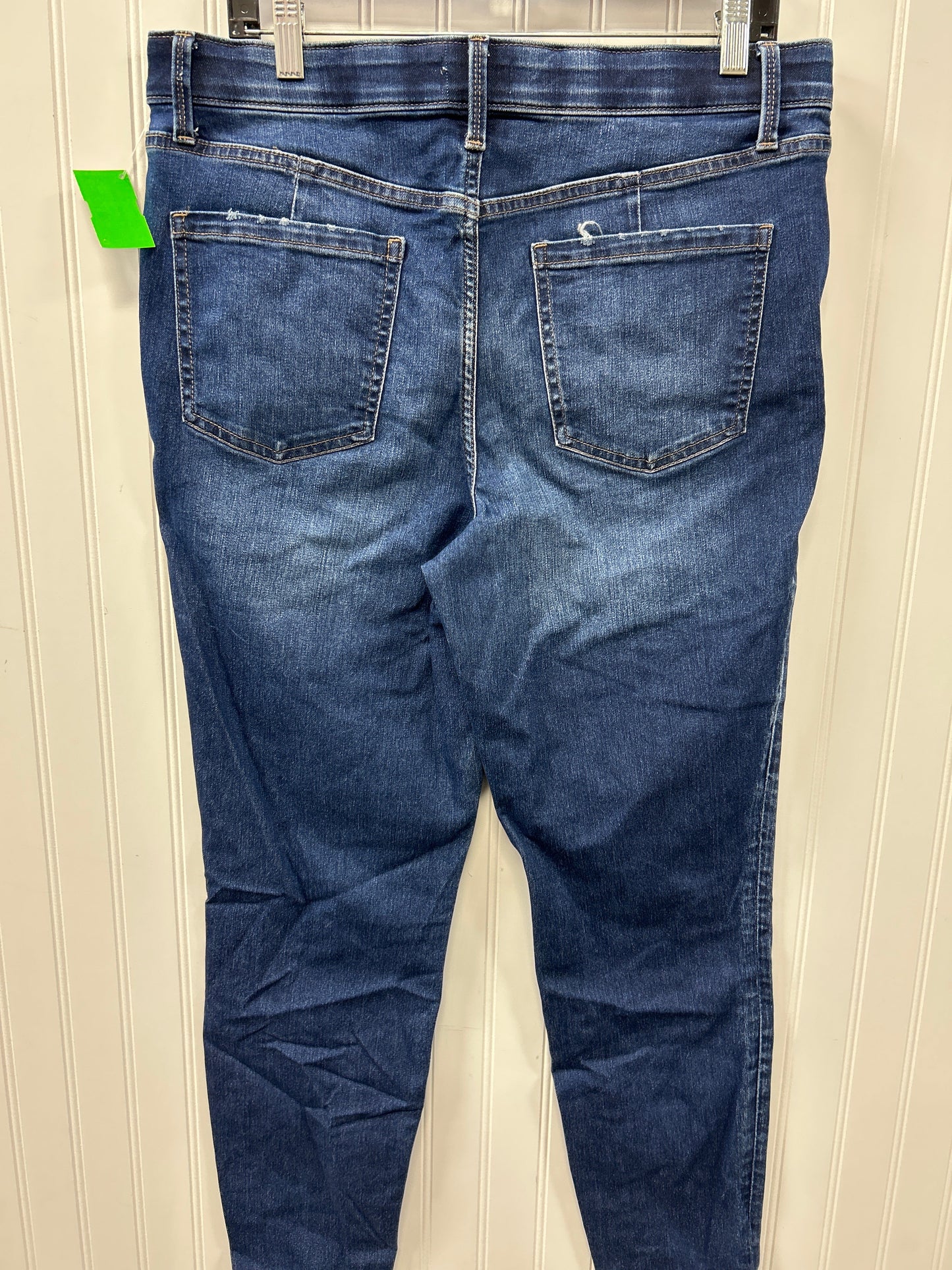 Jeans Skinny By Cmc In Blue Denim, Size:16