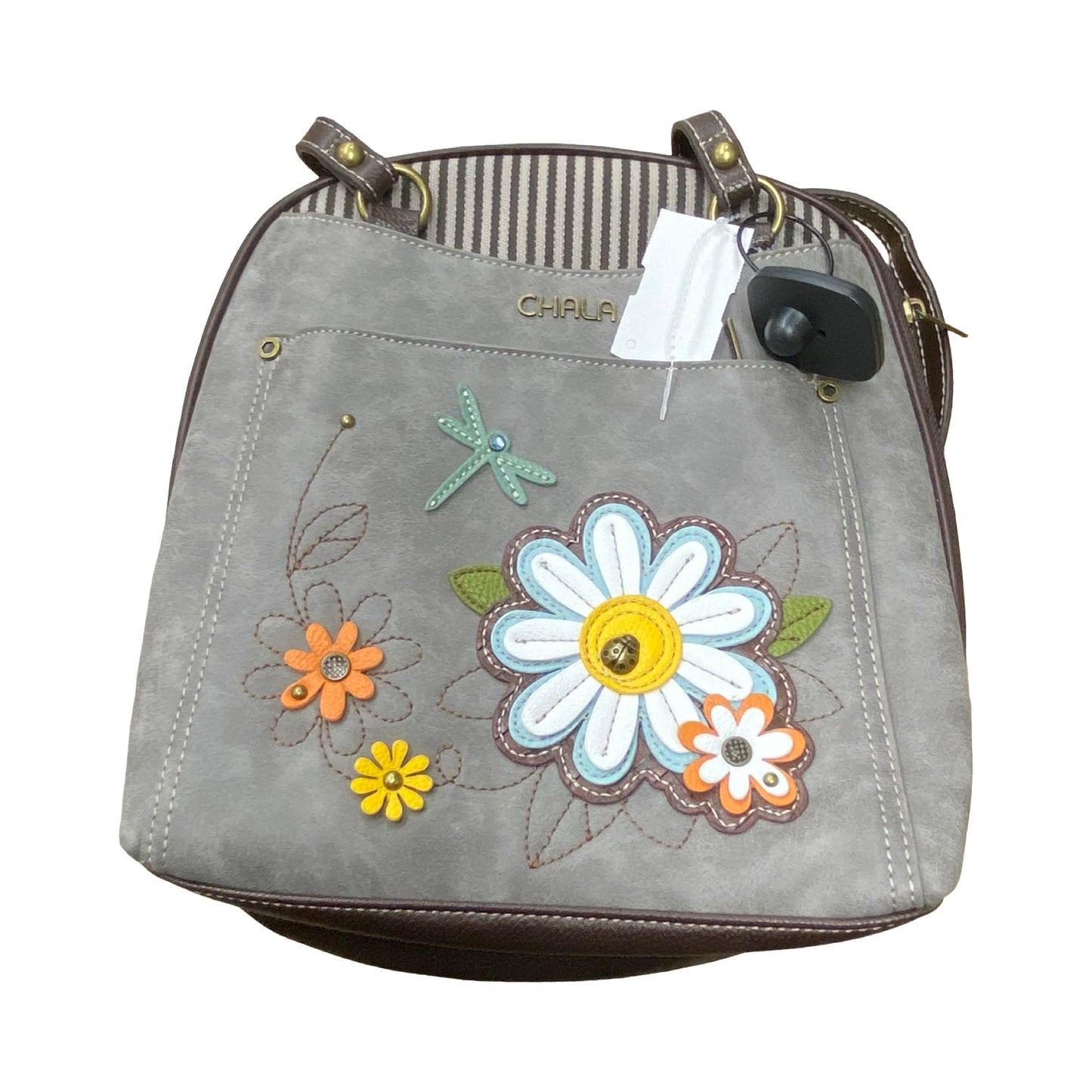Backpack By Chala In Brown & Grey, Size:Medium