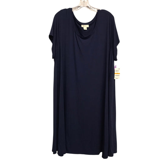 Dress Casual Short By Style And Company In Navy, Size:3X