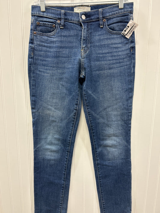 Jeans Straight By Gap In Blue Denim, Size:4