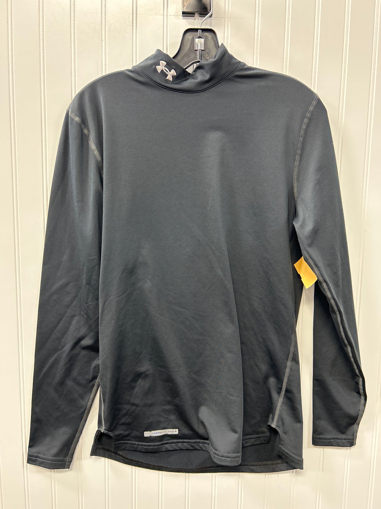 Athletic Top Ls Collar By Under Armour In Black, Size:M