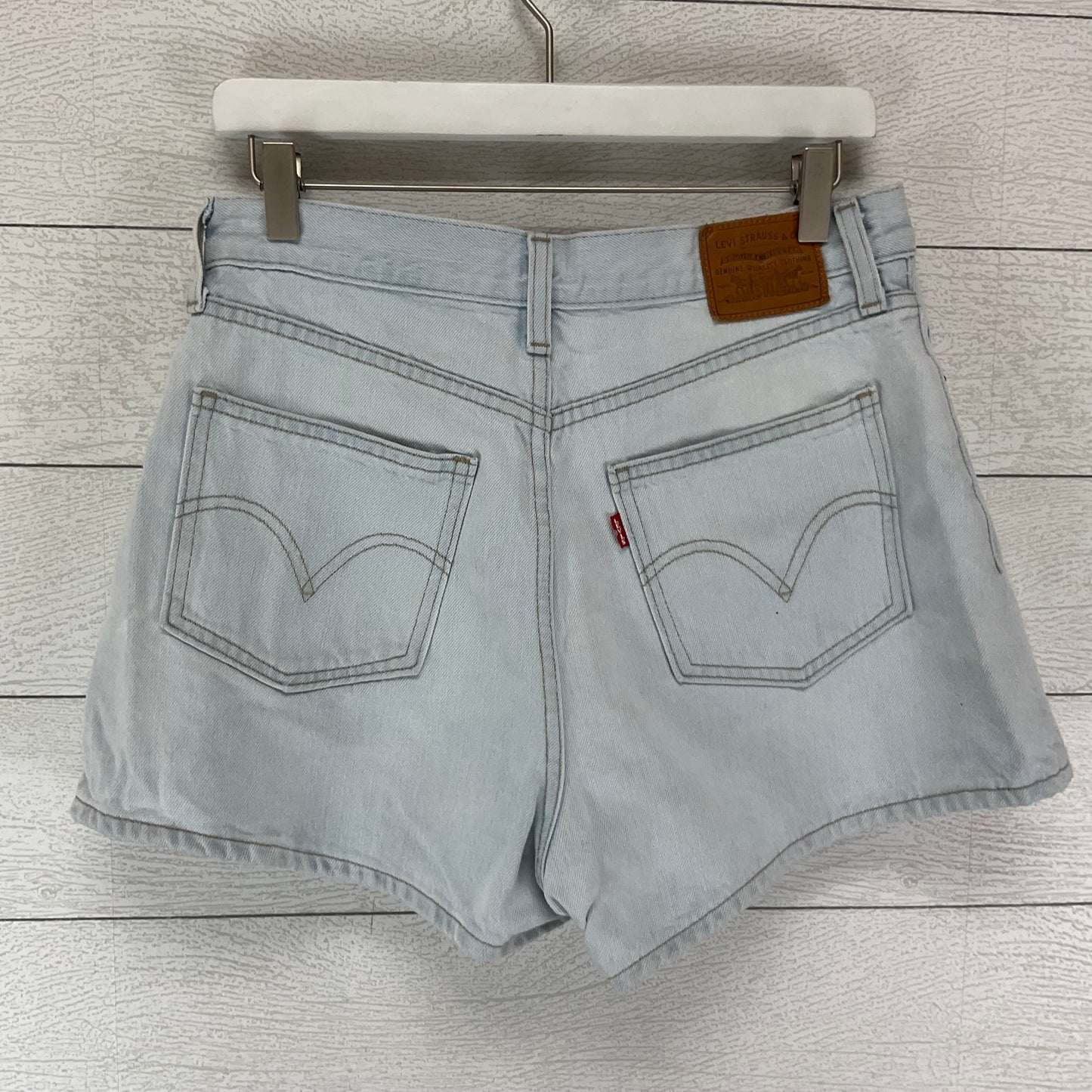 Blue Denim Shorts Levis, Size 8