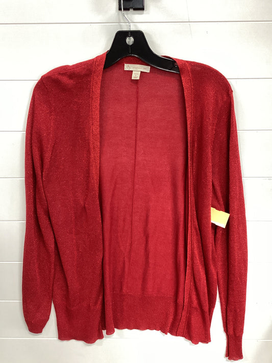 Cardigan By Dressbarn In Red, Size:Lp