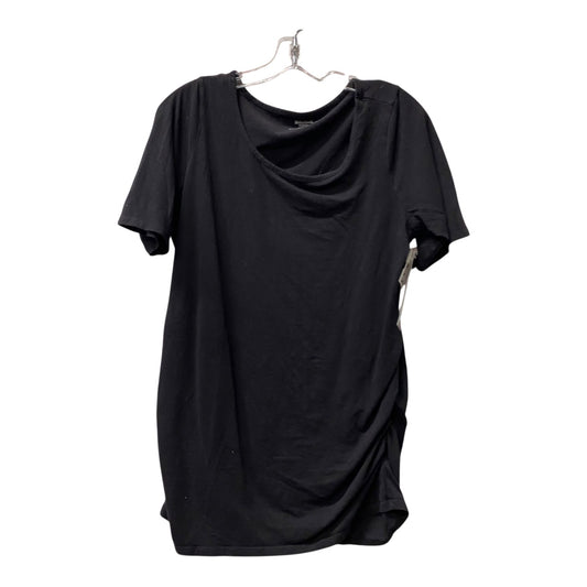 Mat Top Ss By Motherhood In Black, Size:L