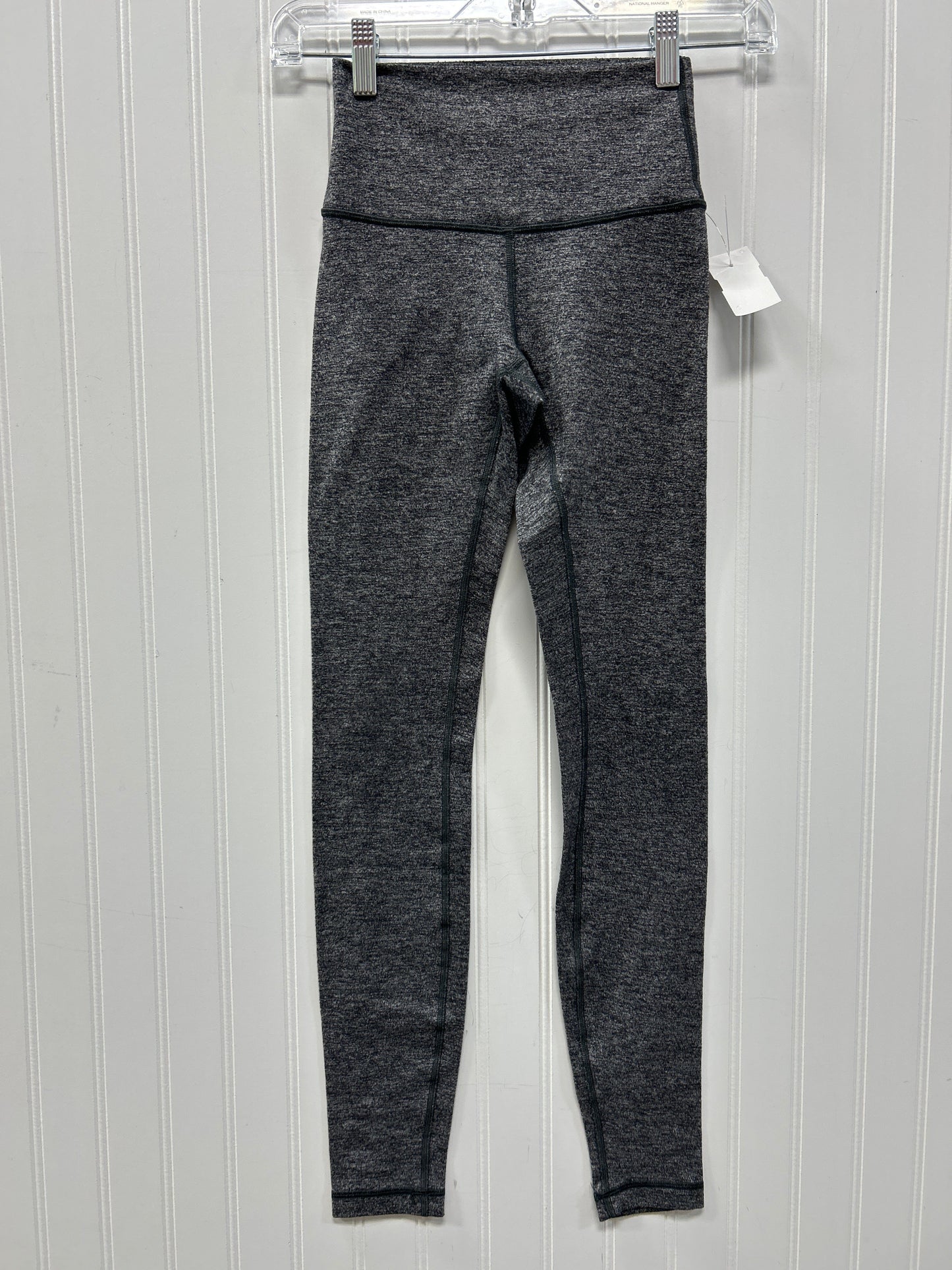 Athletic Leggings By Lululemon In Grey, Size:2