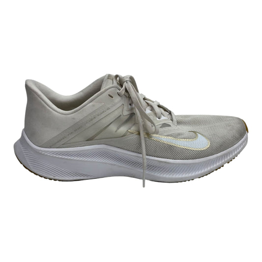 Shoes Athletic By Nike In Cream, Size:9.5