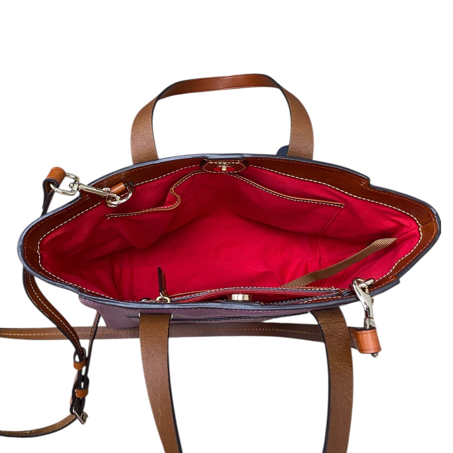 Handbag Designer By Dooney And Bourke In Purple, Size:Medium