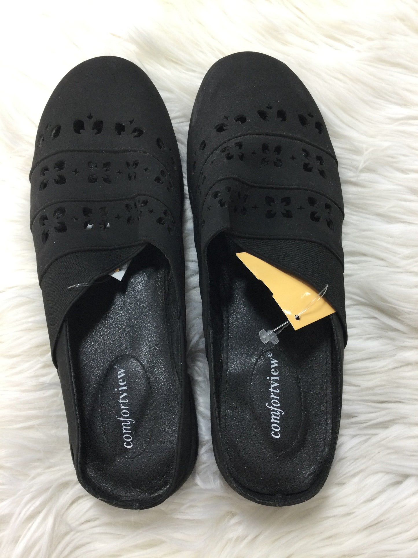 Shoes Flats By Comfortview In Black, Size:10