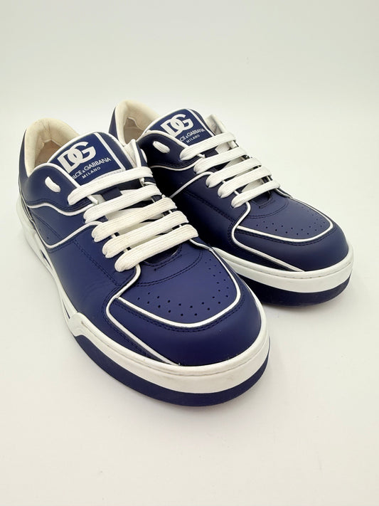 Shoes Luxury Designer By Dolce And Gabbana In Blue, Size:9.5