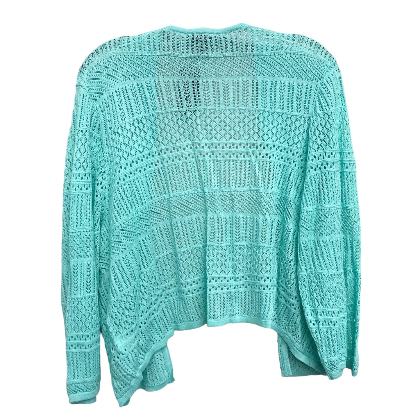 Cardigan By Torrid In Teal, Size:3X