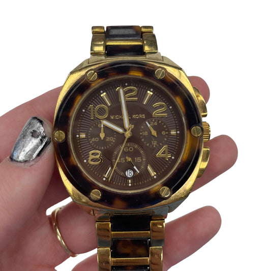 BROWN & GOLD WATCH DESIGNER by MICHAEL KORS