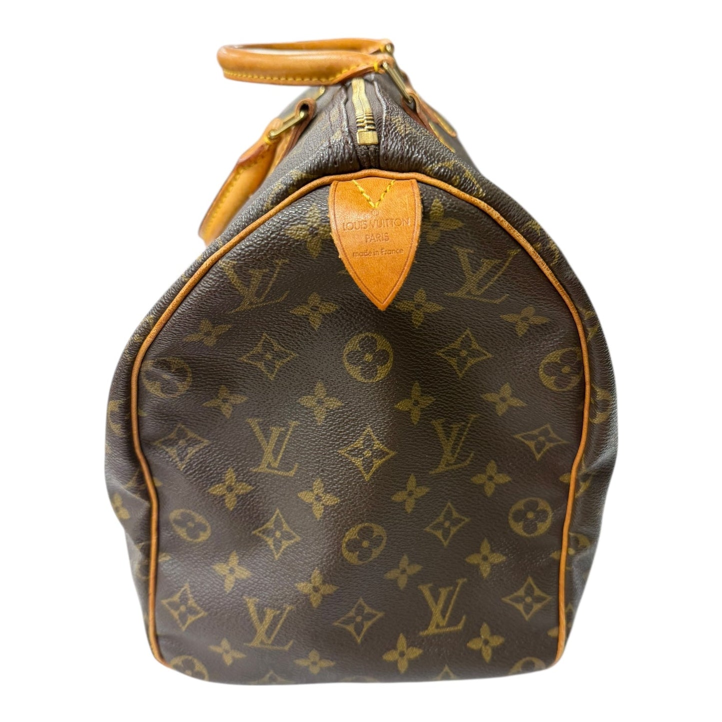 Handbag Luxury Designer By Louis Vuitton In Brown, Size:Large