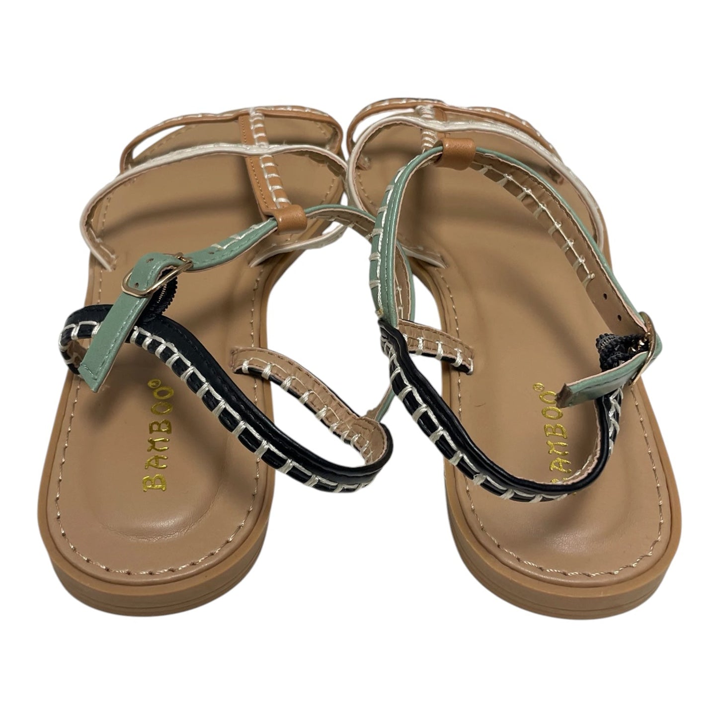 Sandals Flats By Bamboo In Tan, Size: 8