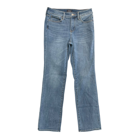 Jeans Straight By Not Your Daughters Jeans In Blue Denim, Size:8