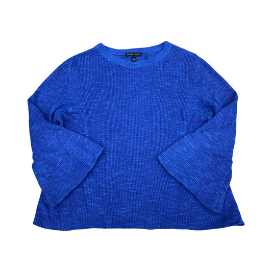 Sweater Designer By Eileen Fisher In Blue, Size:Xs