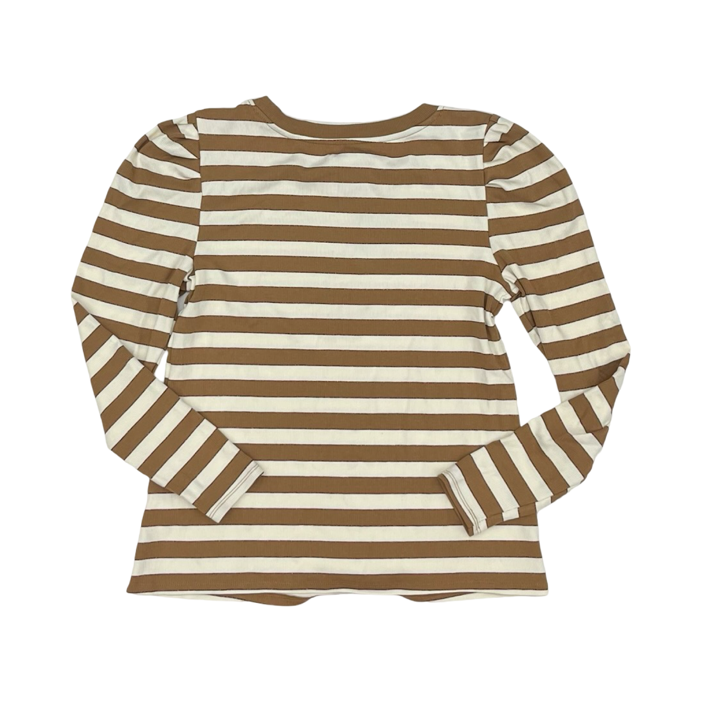 Top Ls By Maurices In Brown & Cream, Size:M