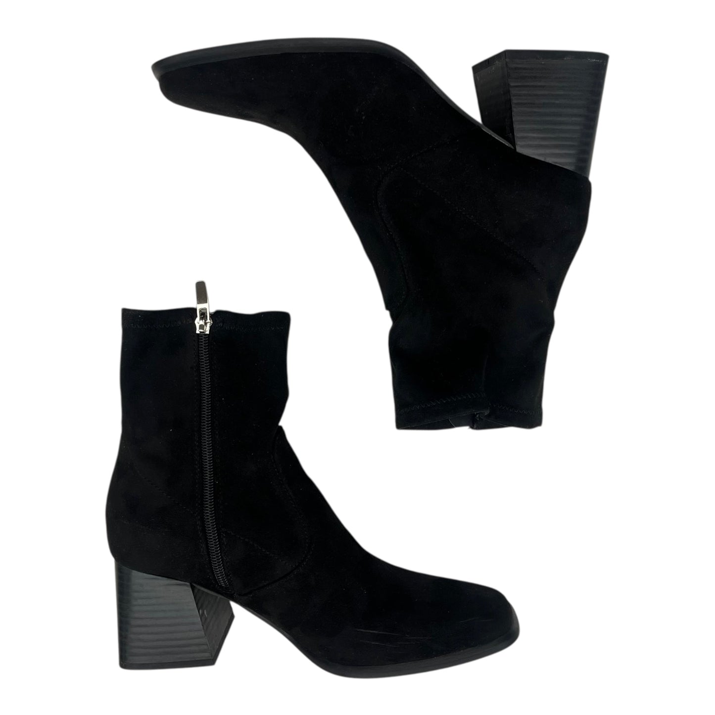 Boots Ankle Heels By Marc Fisher In Black, Size:8