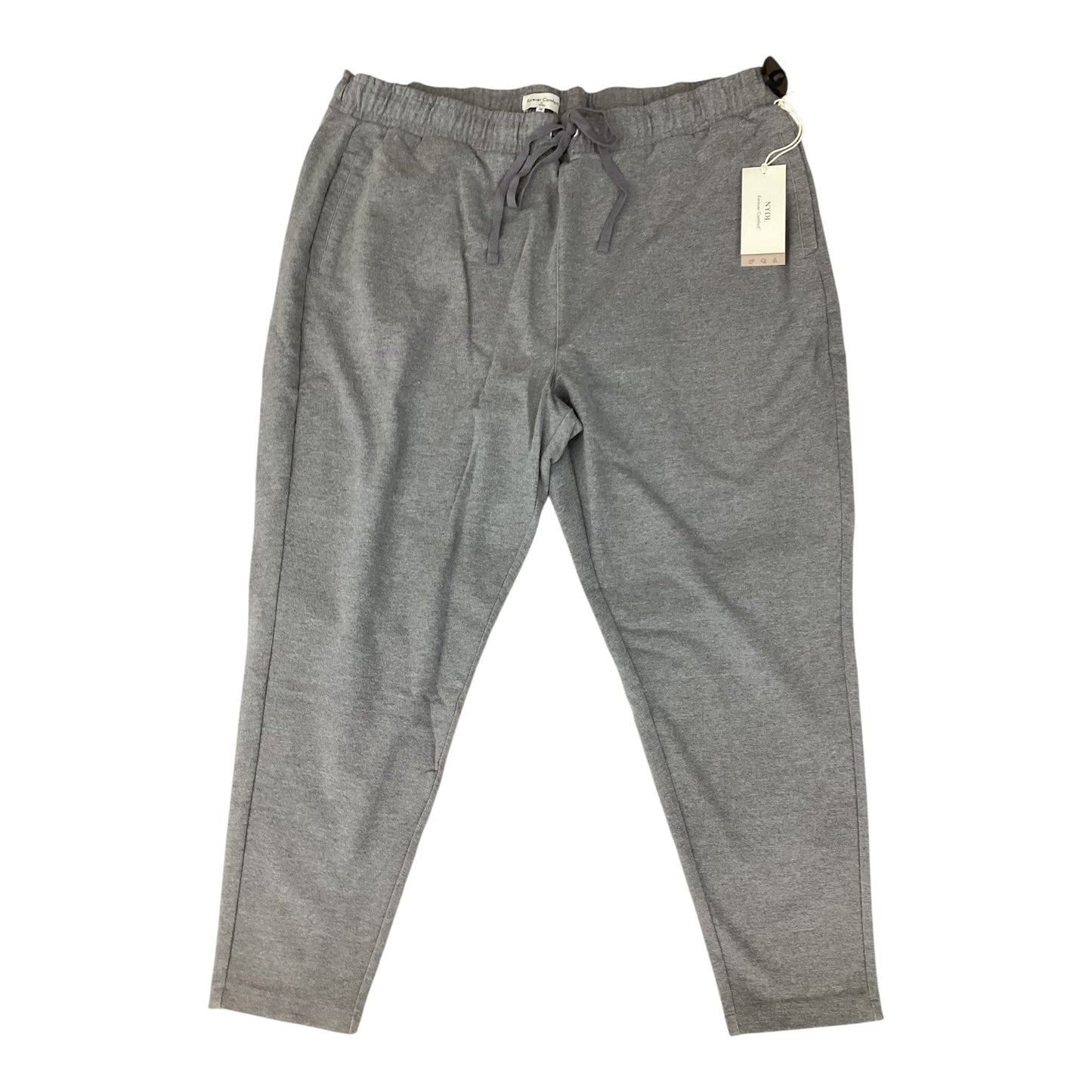 Athletic Pants By Not Your Daughters Jeans In Grey, Size:2X