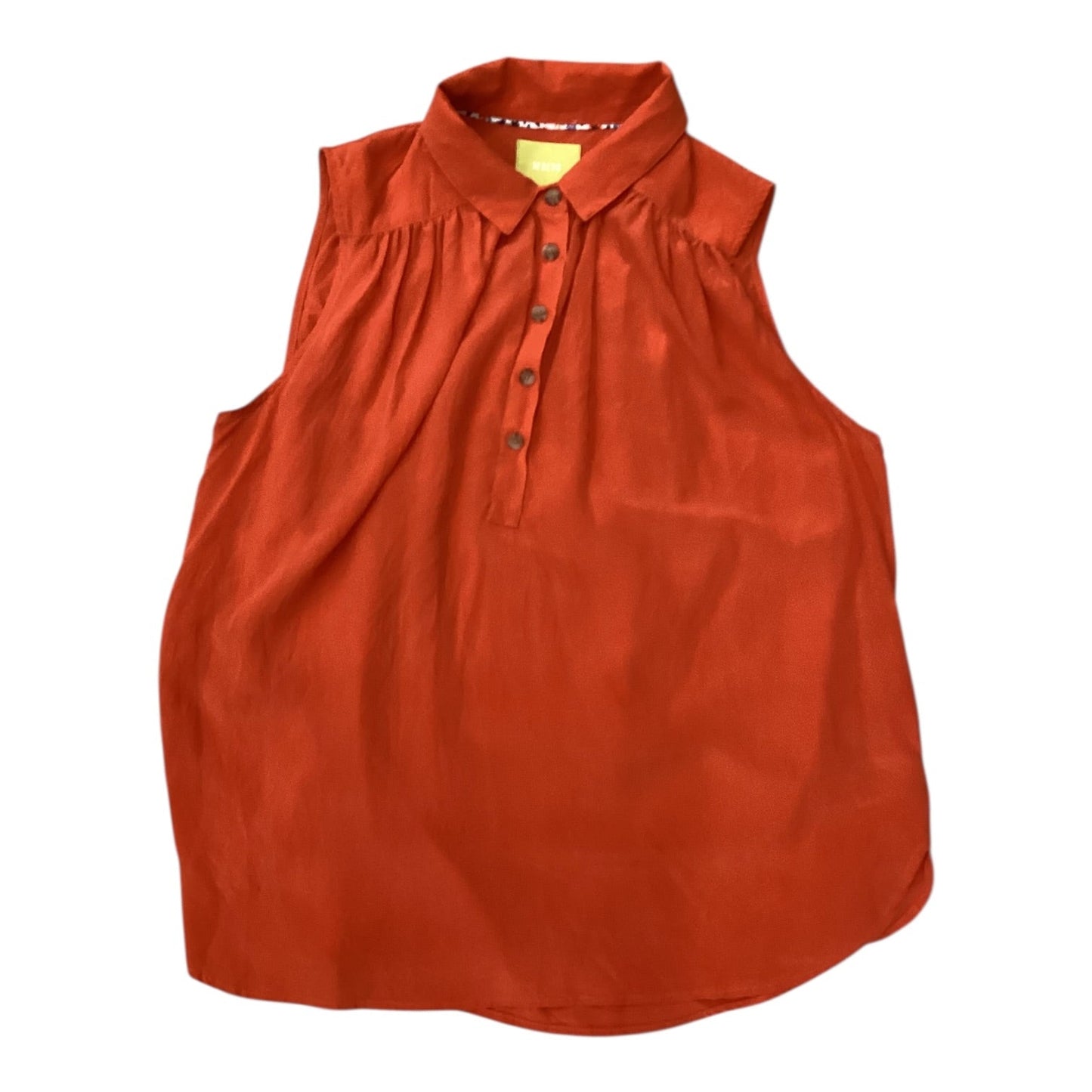 Top Sleeveless By Maeve In Orange, Size:S