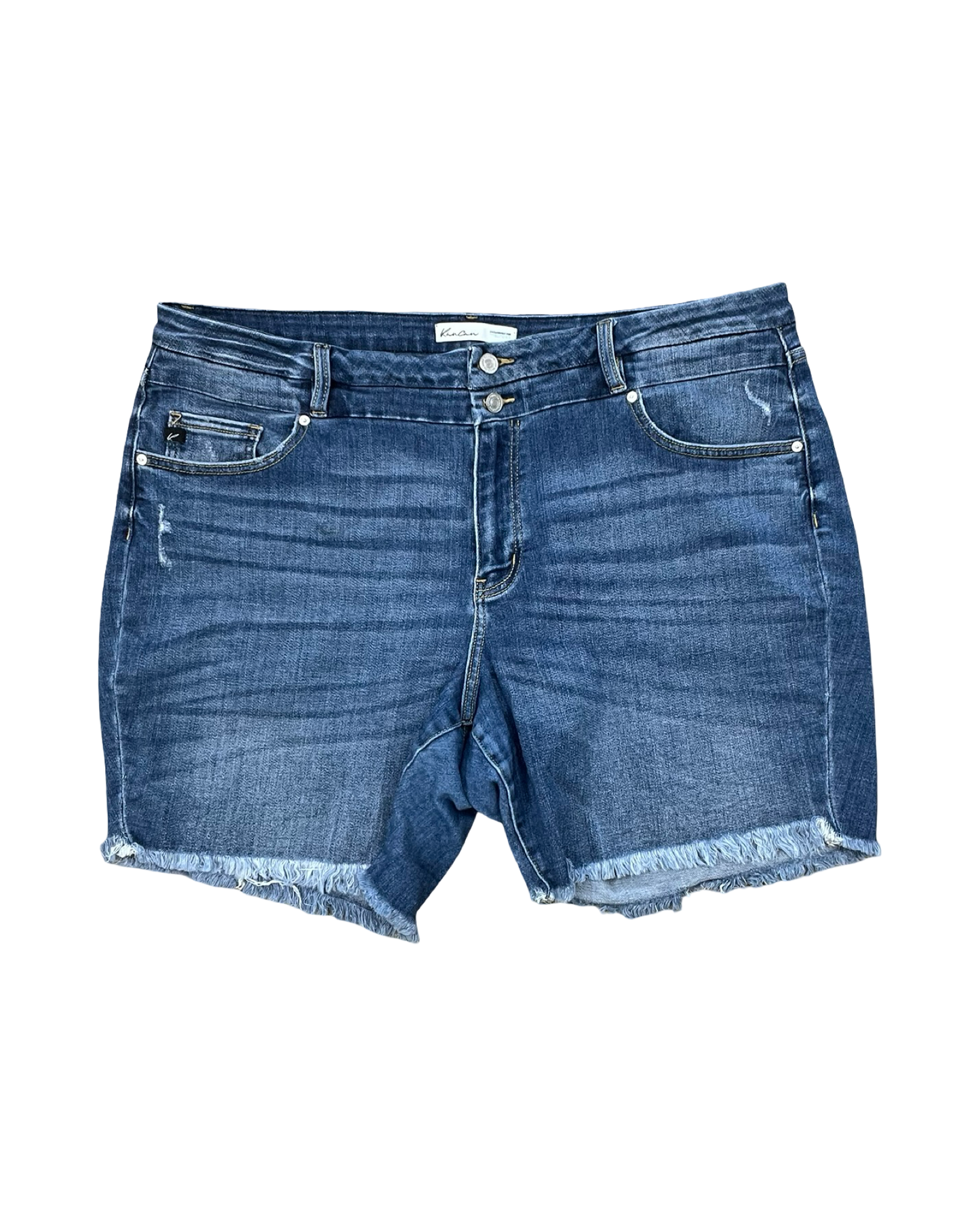 Shorts By Kancan In Blue Denim, Size:20