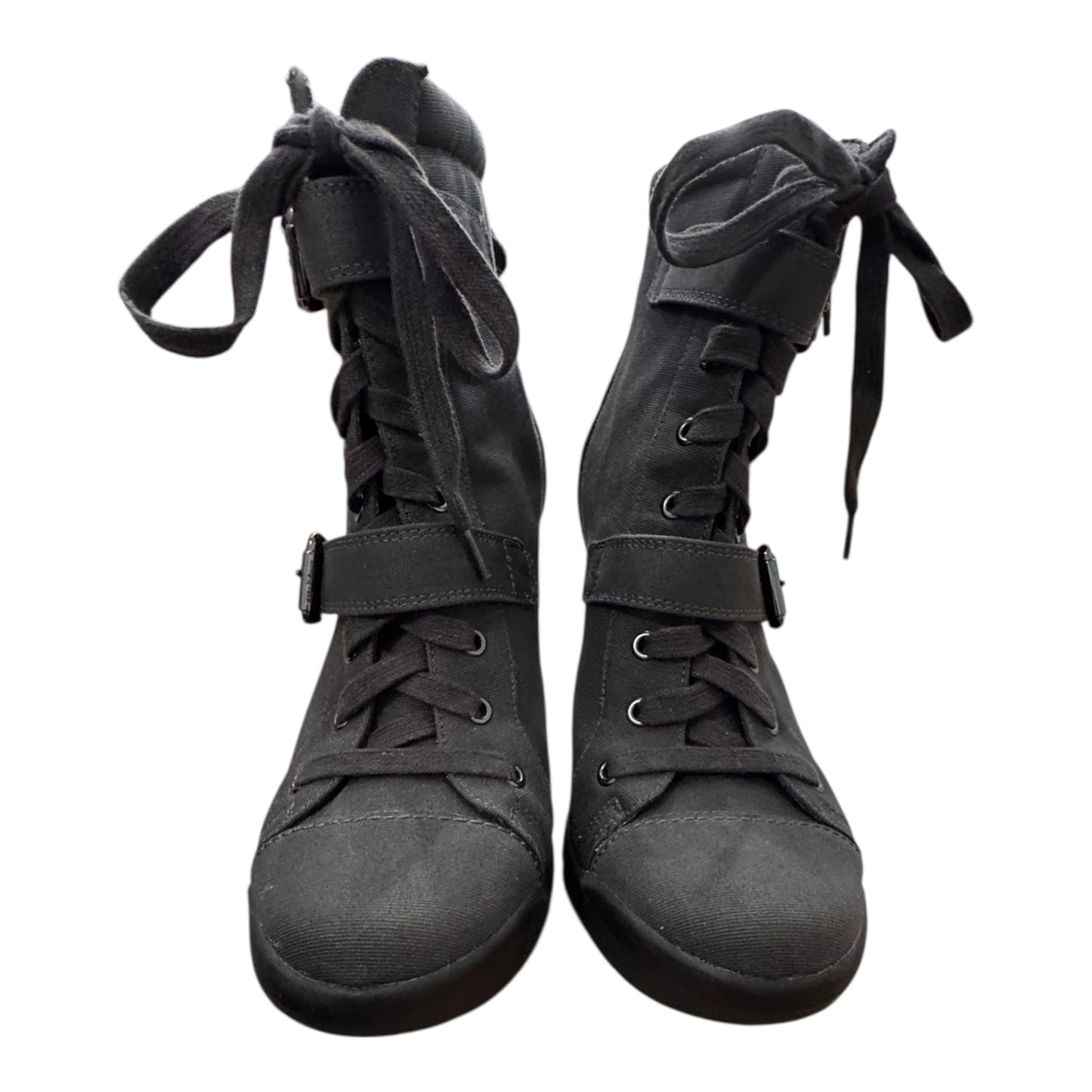 Boots Ankle Heels By Simply Vera In Grey, Size:8.5