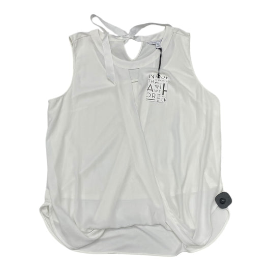 Top Sleeveless By 41 Hawthorn In White, Size:Xxl
