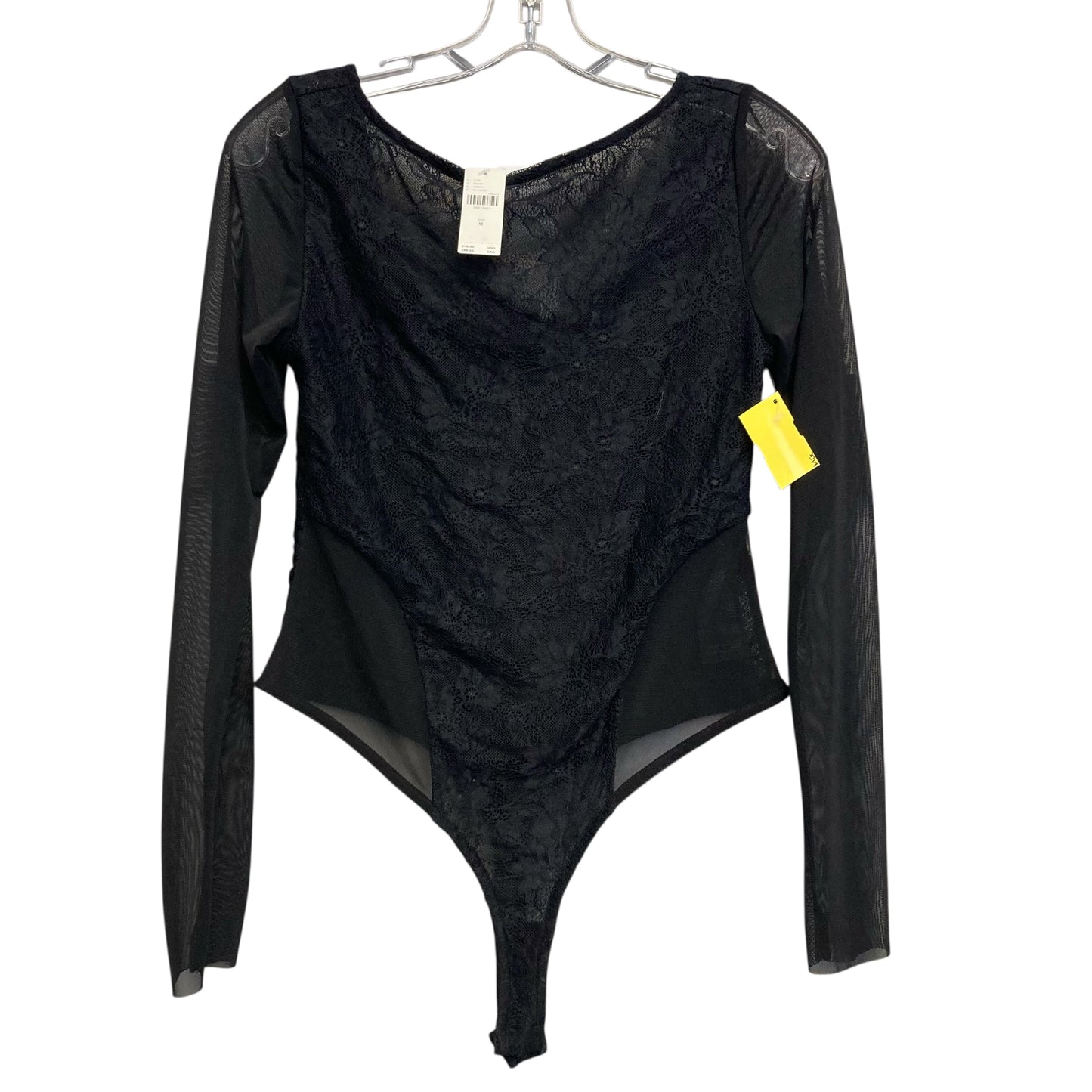 Bodysuit By Anthropologie In Black, Size:M