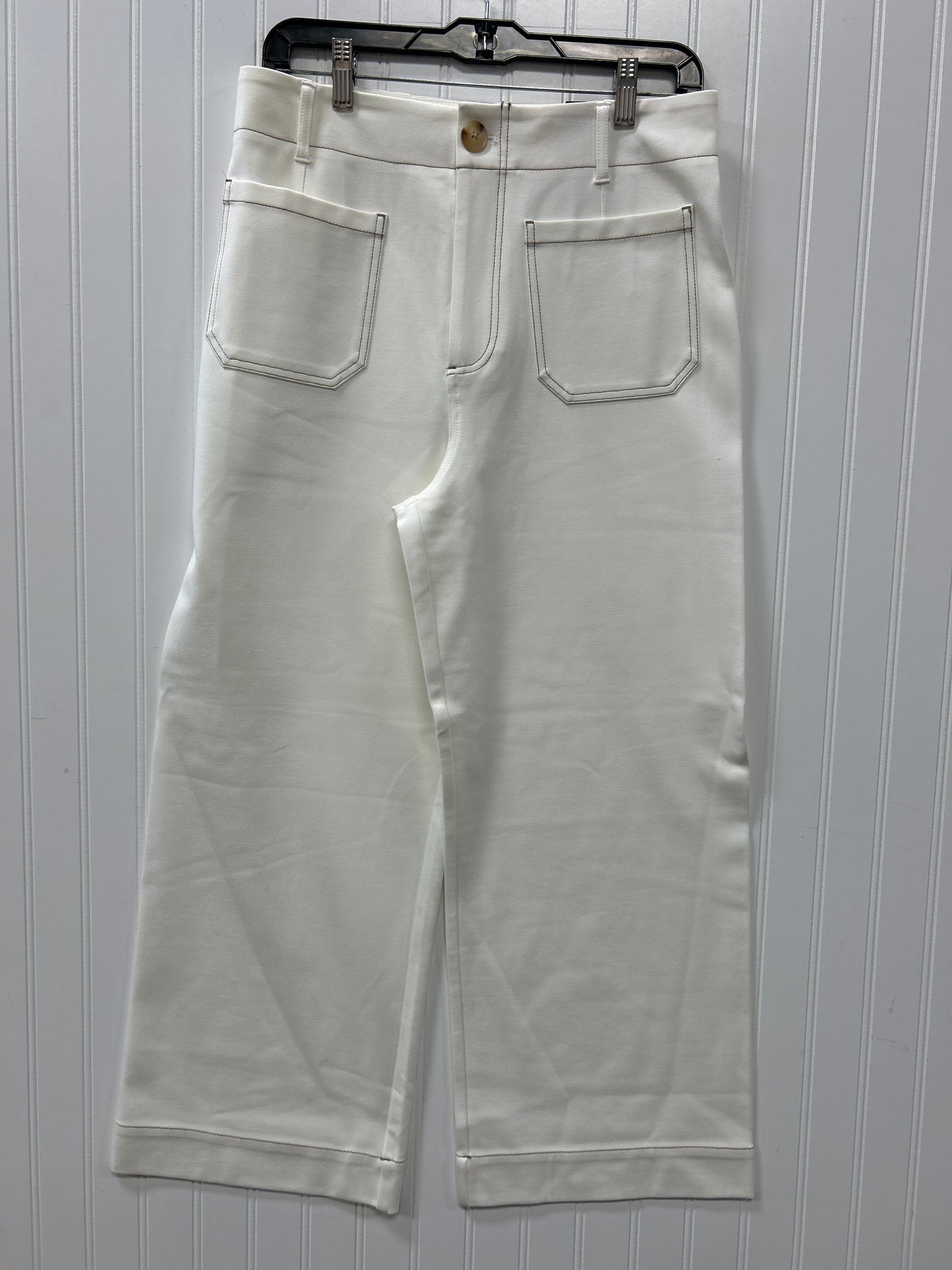 Pants Wide Leg By Jones New York In White, Size:10