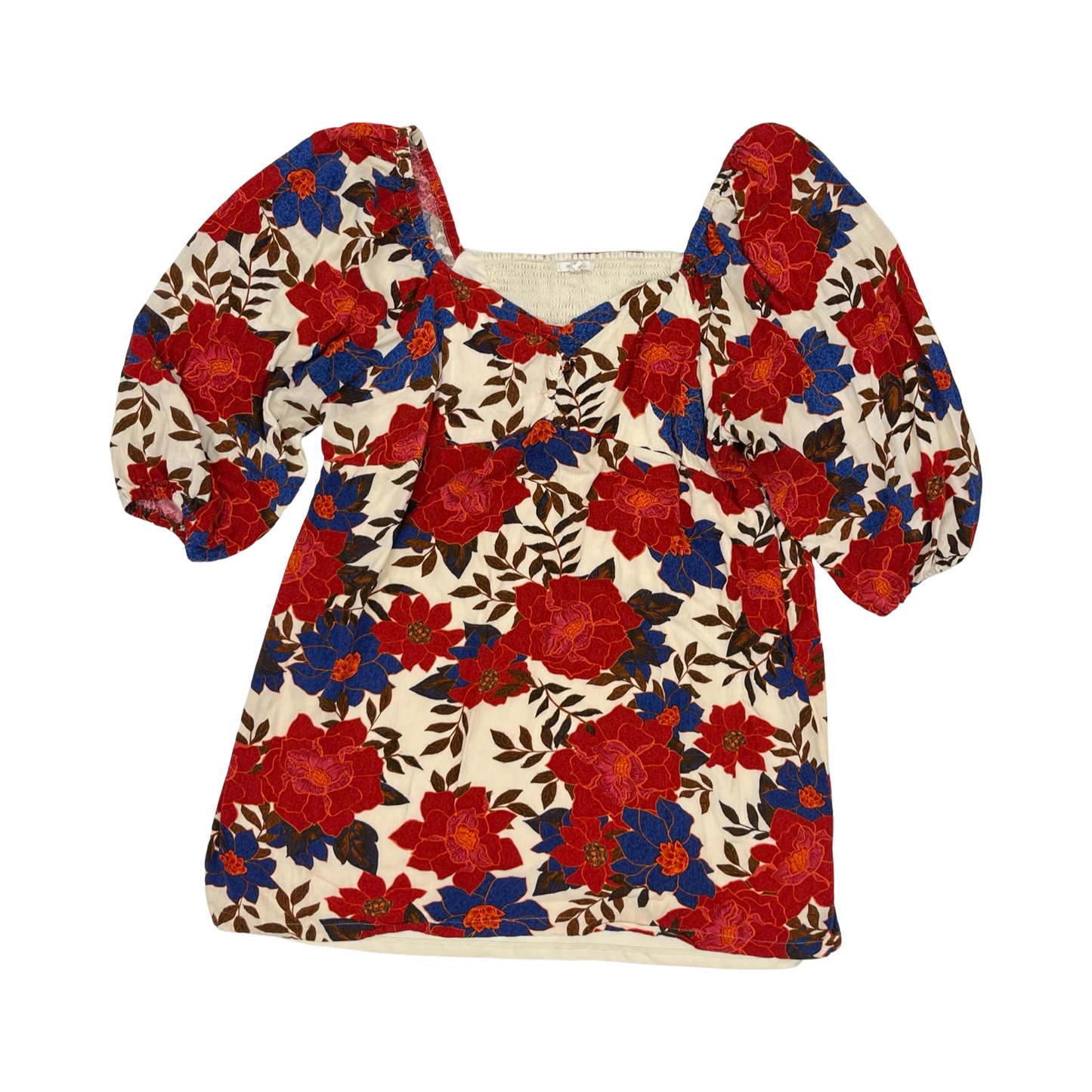 Dress Casual Short By Maurices In Blue & Red, Size:3X