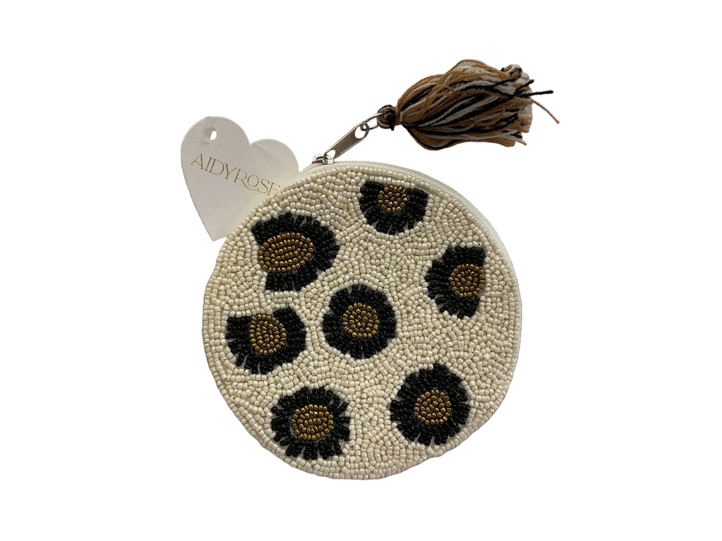 Coin Purse By Clothes Mentor In Black & White, Size:Small