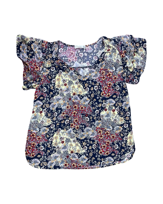 Top Ss By 89Th And Madison In Floral Print, Size:M