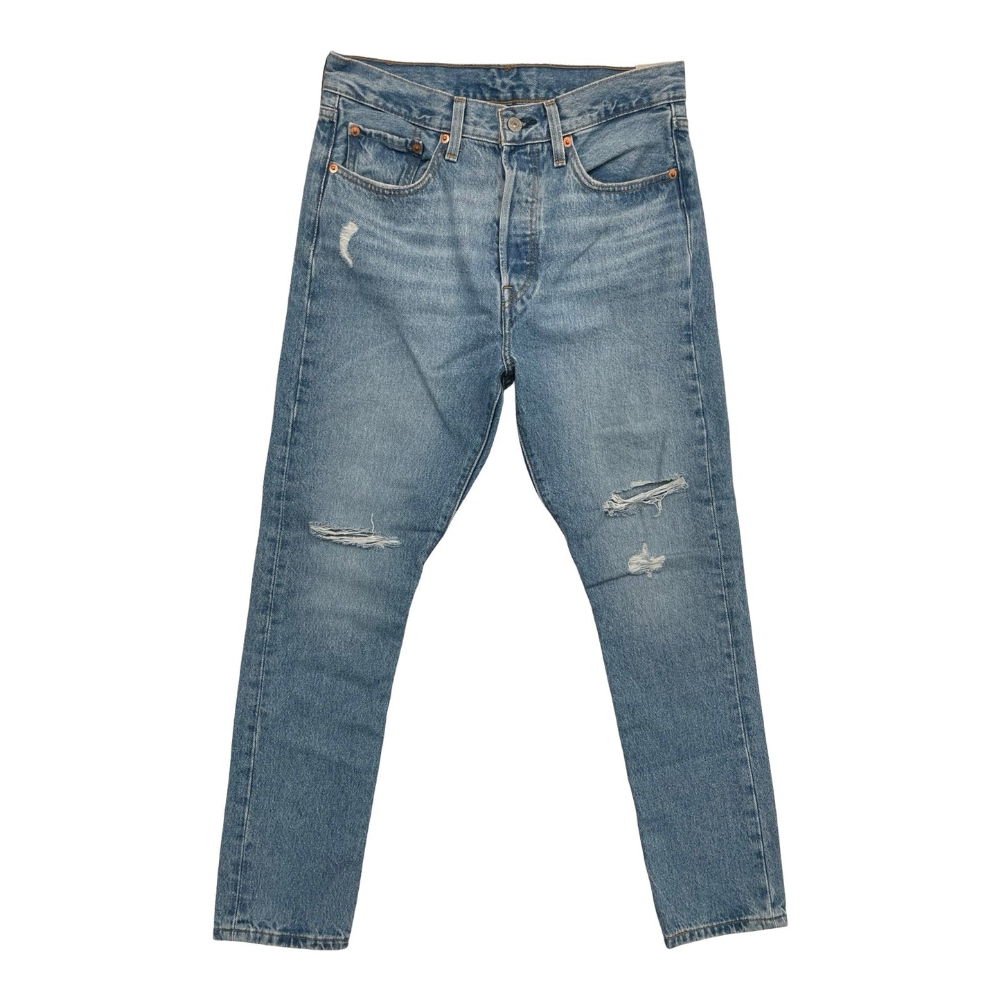 Jeans Straight By Levis In Blue Denim, Size:6
