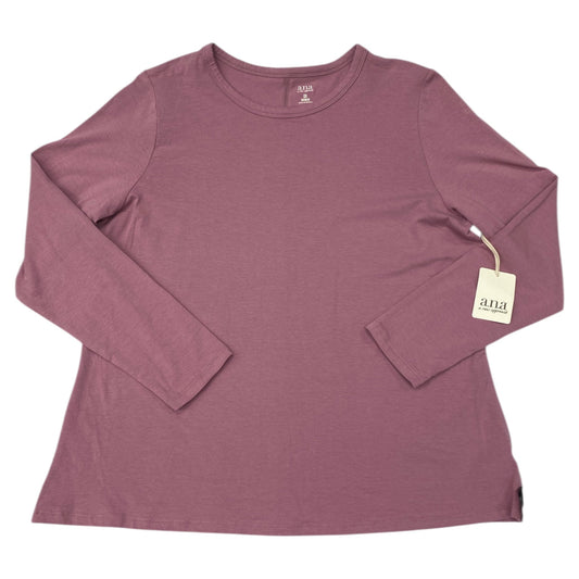 Top Ls Basic By Ana In Pink, Size:L