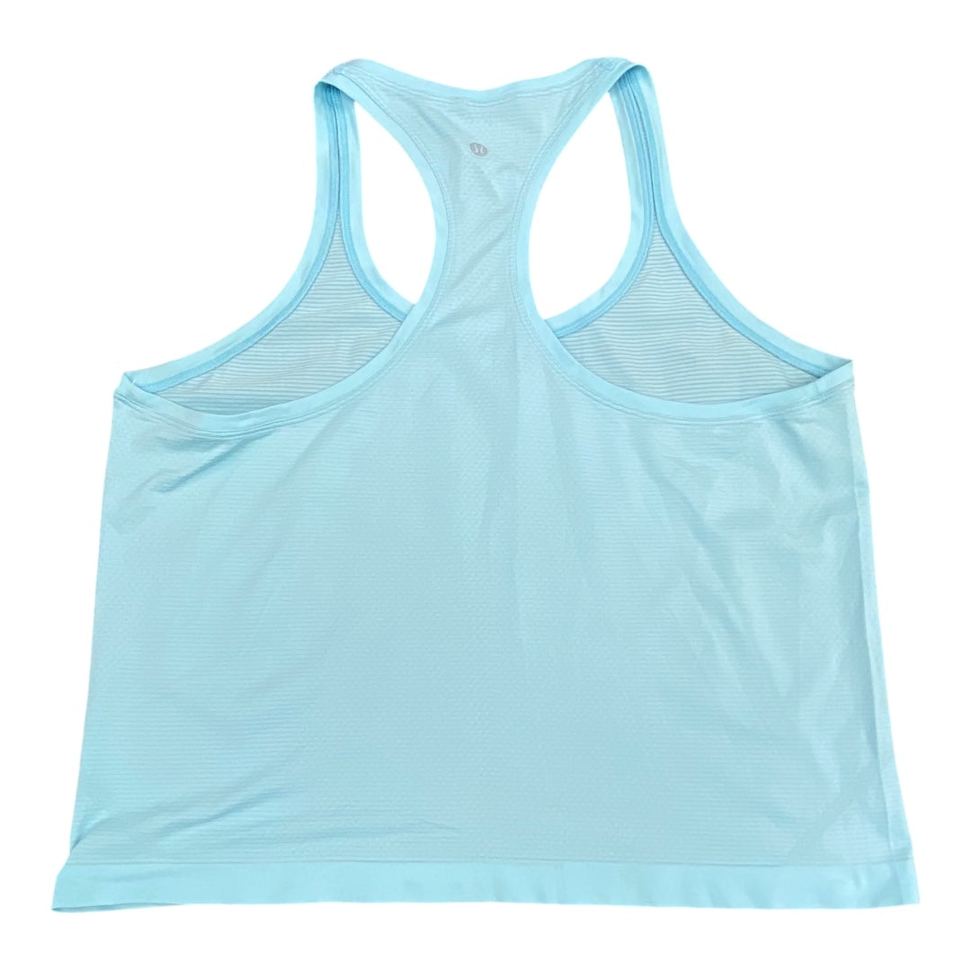 Athletic Tank Top By Lululemon In Blue, Size:14
