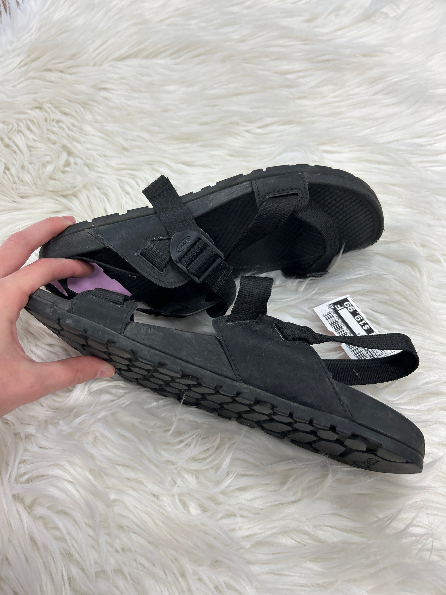 Sandals Flats By Chacos In Black, Size:8