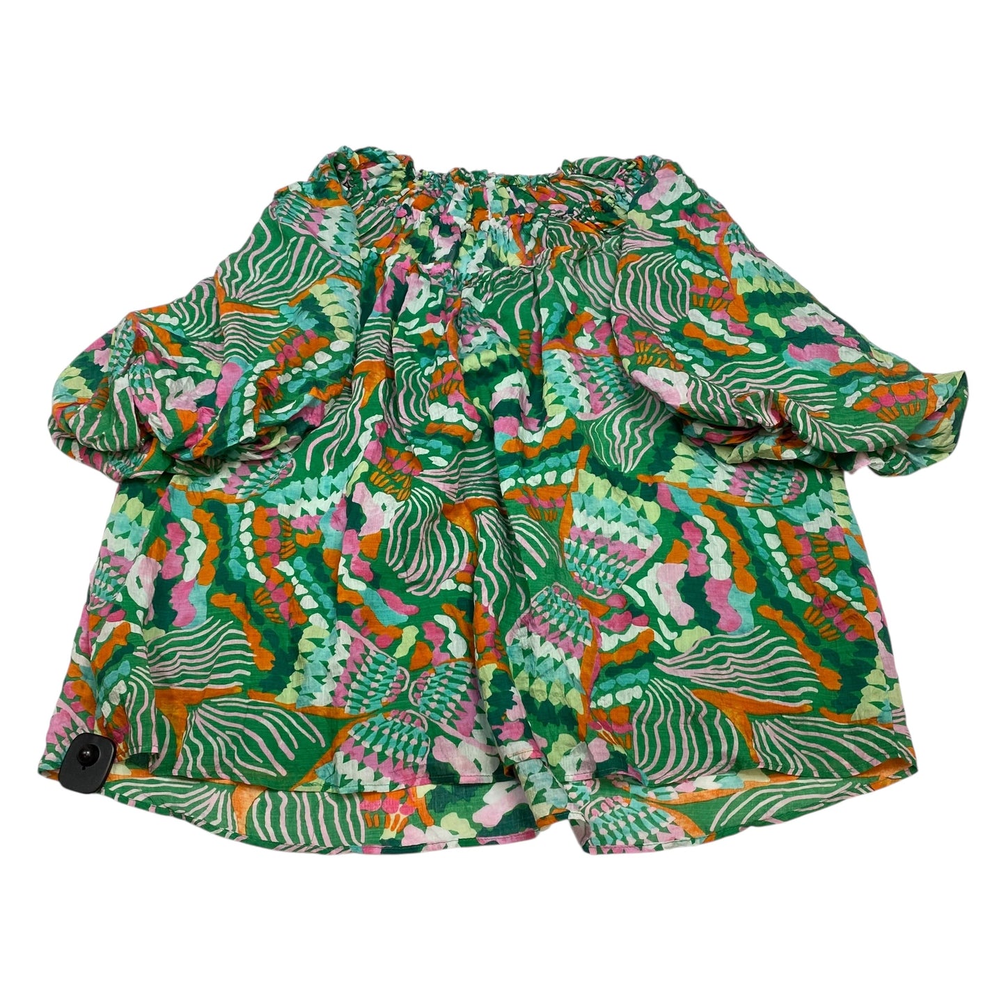 Top Ss By Entro In Green & Pink, Size:L