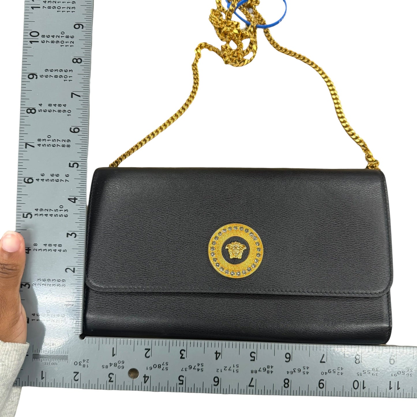 Crossbody Luxury Designer By Versace, Size: Medium