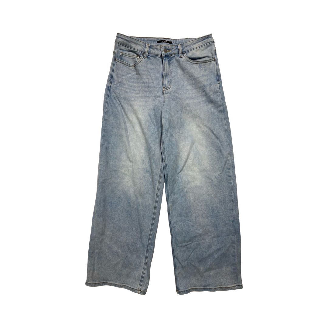 Jeans Straight By Frye In Blue Denim, Size:4