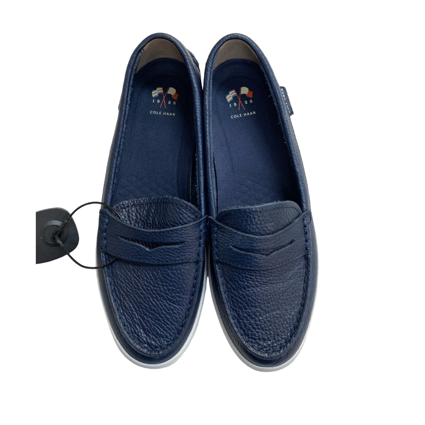 Shoes Flats By Cole-Haan In Blue & White, Size:7