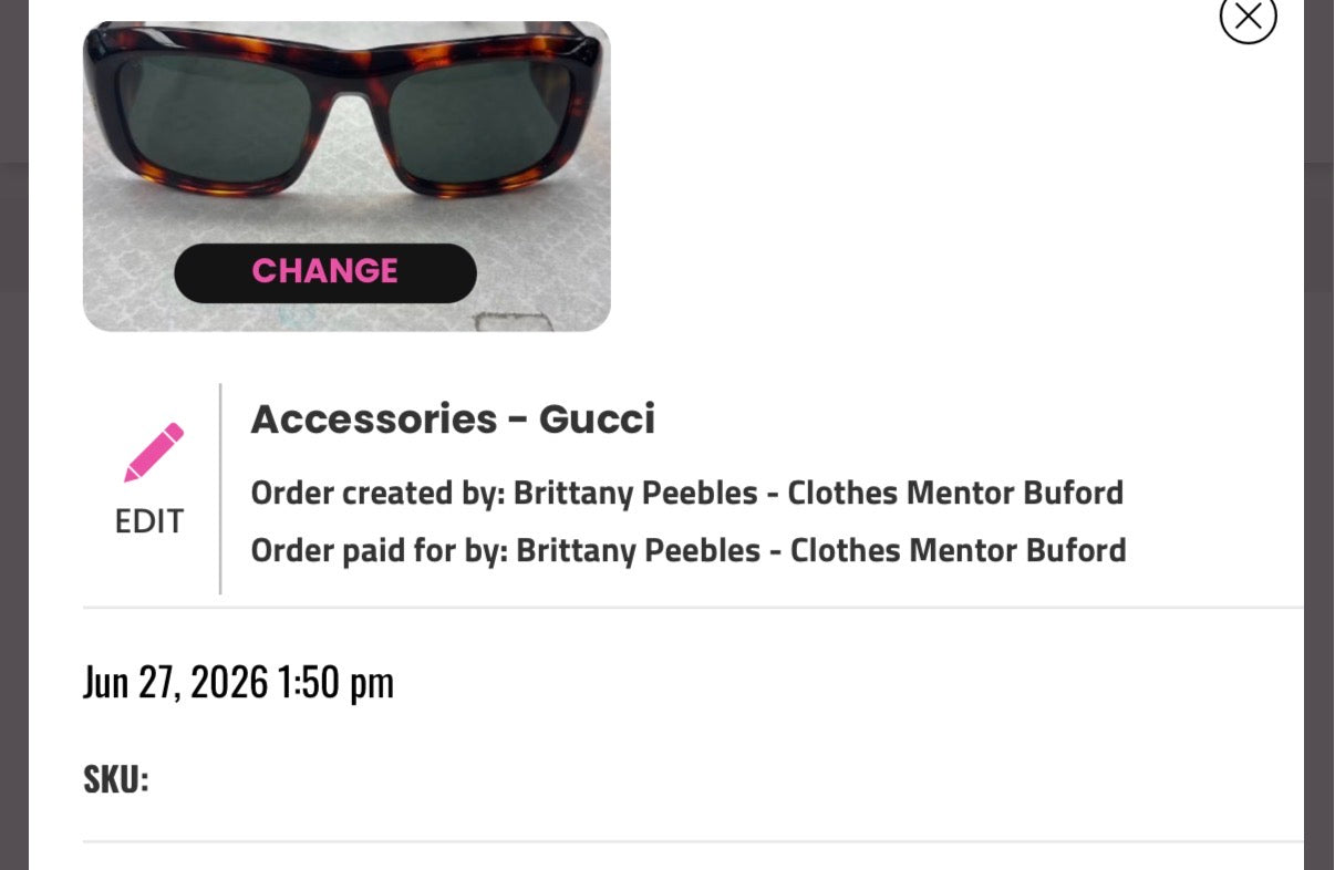 Sunglasses Luxury Designer By Gucci, Size: