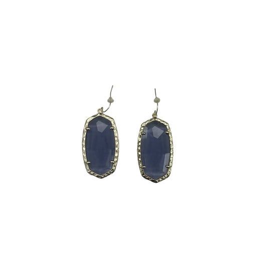 Earrings Dangle/Drop By Kendra Scott In Gold & Purple