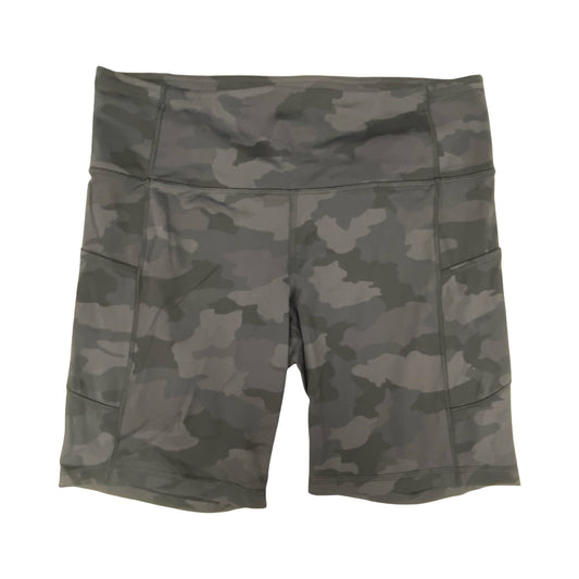 Athletic Shorts By Lululemon In Camouflage Print, Size:12