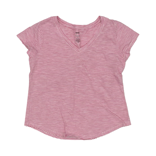 Top Ss By Sonoma In Pink & White, Size:L