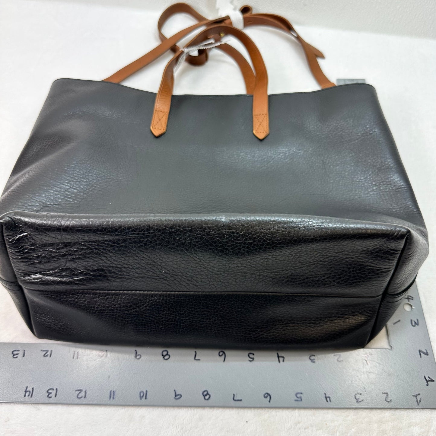 Leather Tote By Madewell, Size: Large