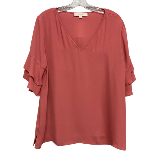 Top Ss By Loft In Mauve, Size:L